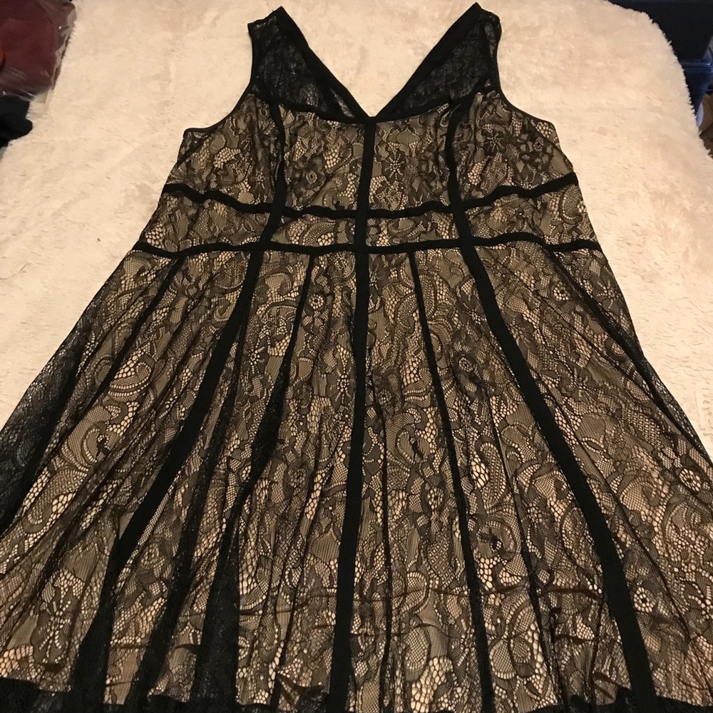 Lace Illusion dress by Torrid